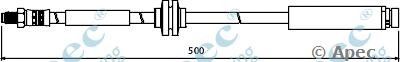 APEC BRAKING hos3930 -  Тормозной шланг